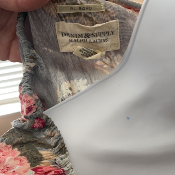 Denim & Supply Ralph Lauren Rl Boho Floral top - Picture 6 of 6